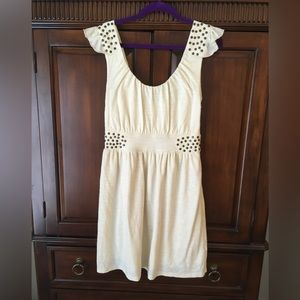 Gunmetal Studded Dress